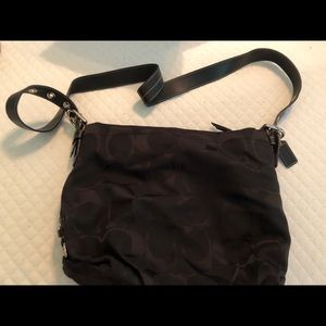Black C logo Coach Bag